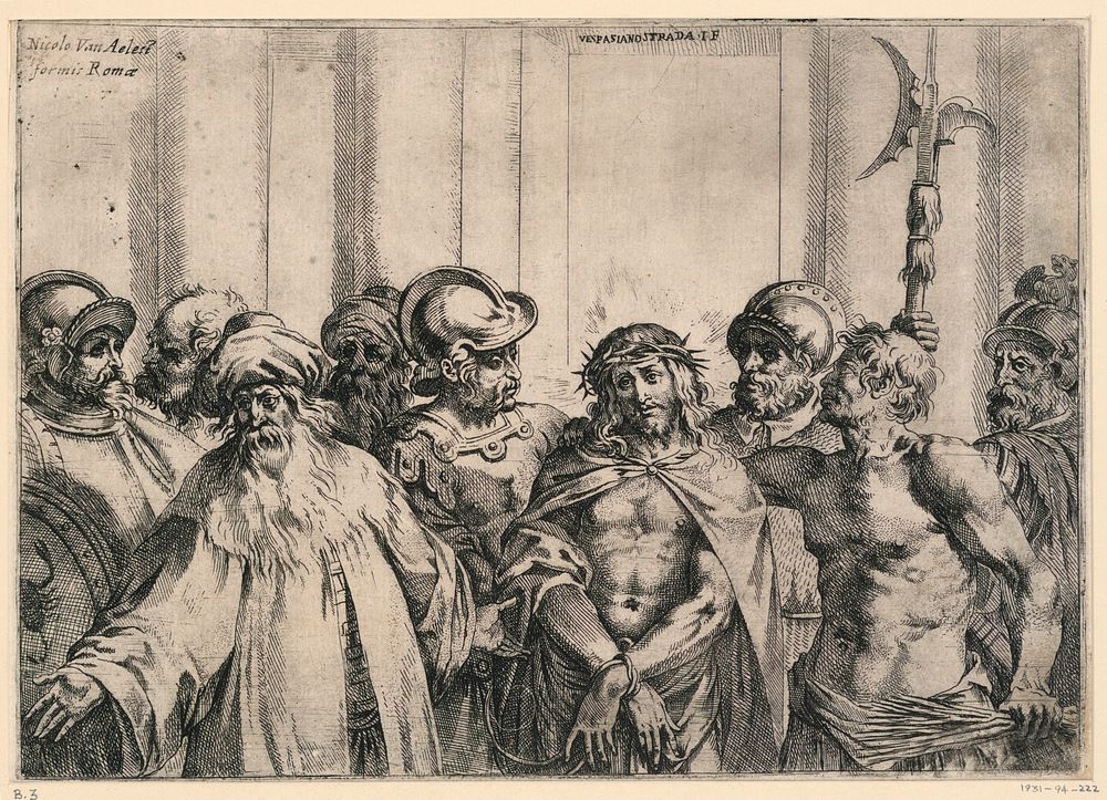 The large "Ecce Homo" by Vespasiano Strada and Nicolaus van Aelst