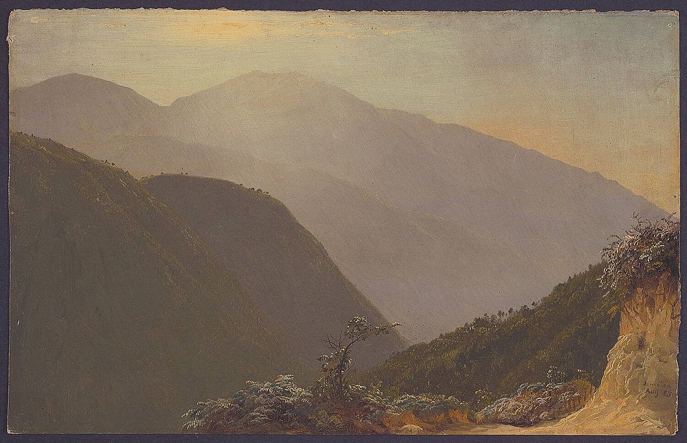 In the Blue Mountains, Jamaica by Frederic Edwin Church, American, 1826–1900