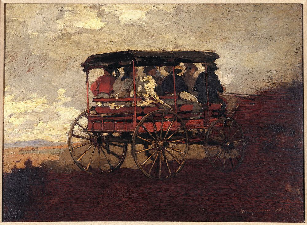 White Mountain Wagon by Winslow Homer