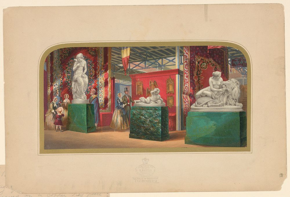"Baxter" Print: Gems of the Great Exhibition of 1851, Gem No. 2 by George Baxter