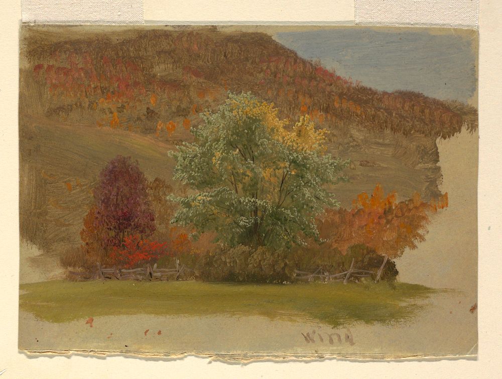 Autumn Landscape by Frederic Edwin Church, American, 1826–1900