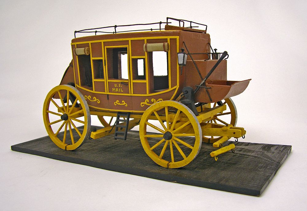 Concord-Style stagecoach model