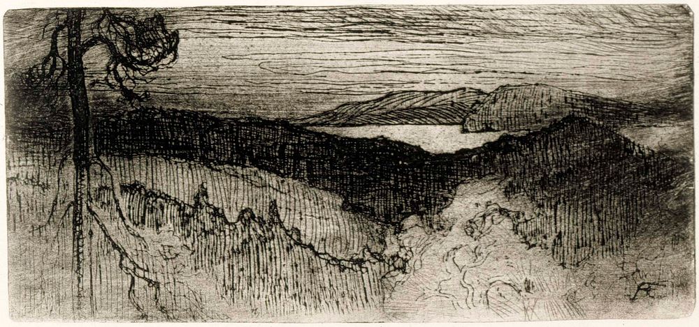 Landscape from tavastia, 1902 by Albert Edelfelt