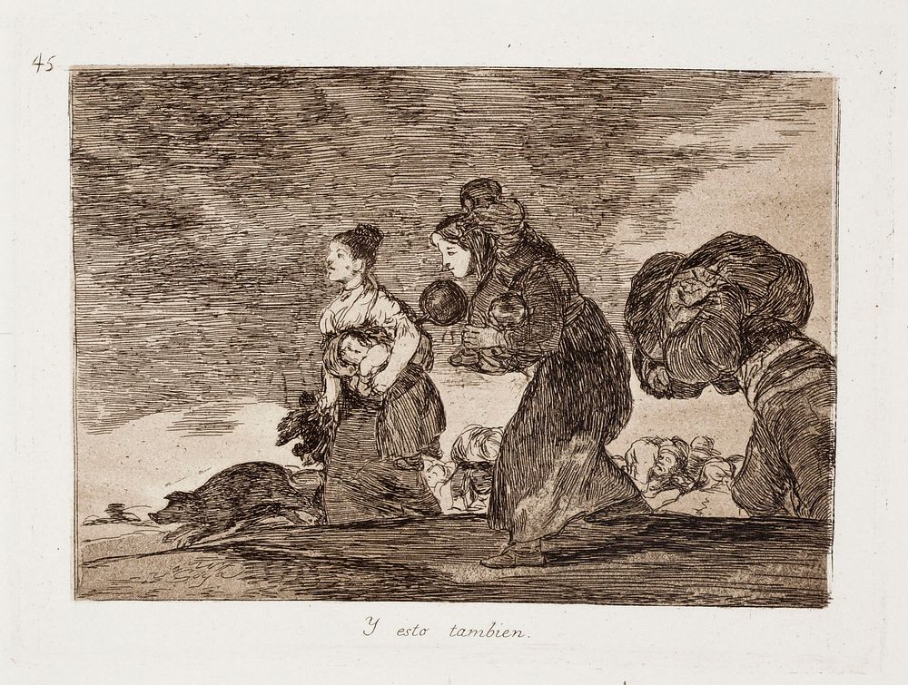 Ja tämänkin (y esto tambien), 1892 by Francisco Goya
