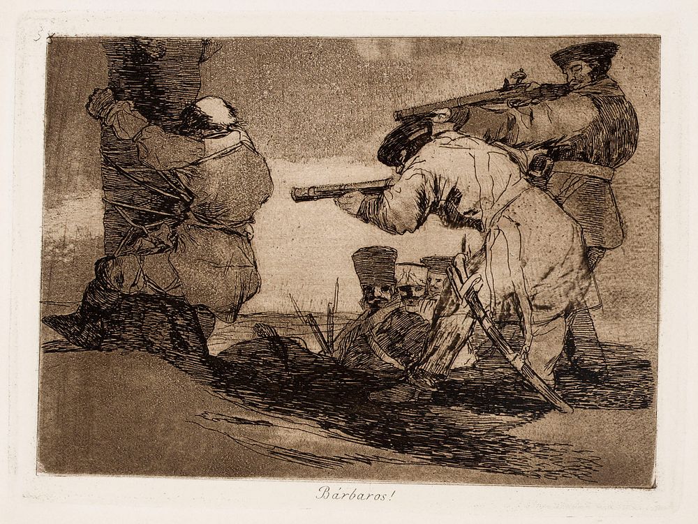 Julmurit! ( bárbaros!), 1892 by Francisco Goya