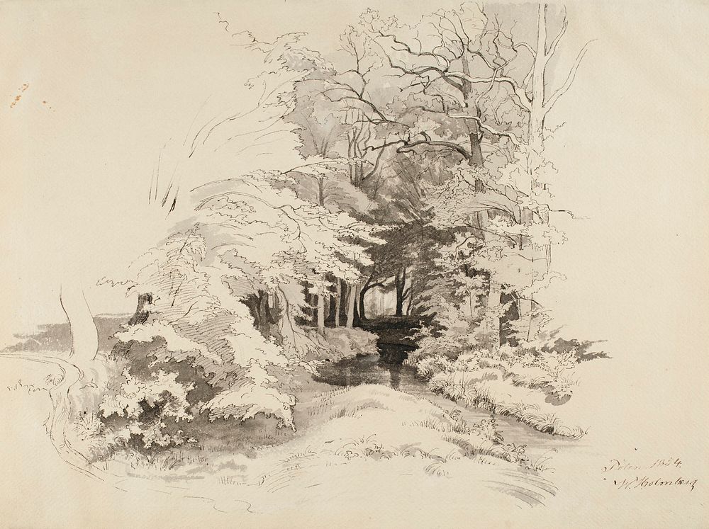 Puro metsässä, 1854