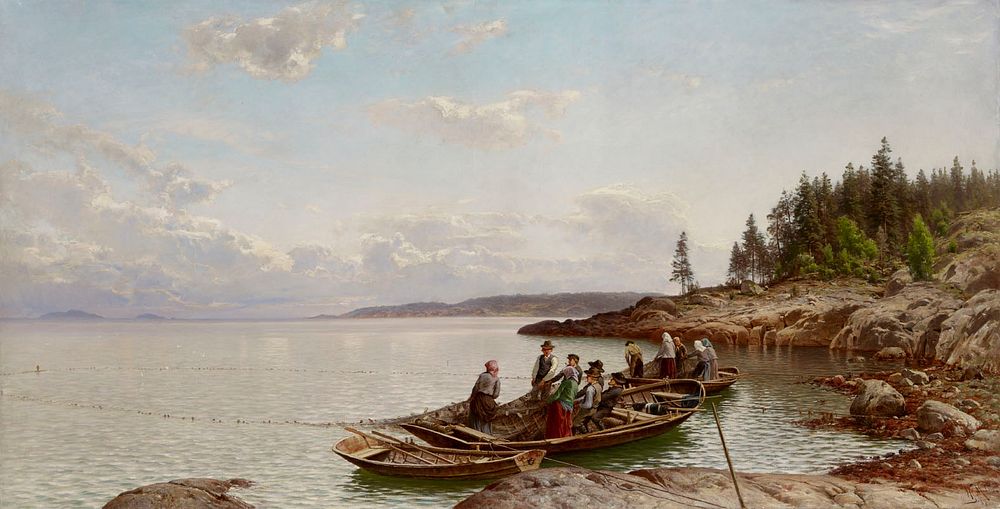 Morning in the finnish archipelago, 1887