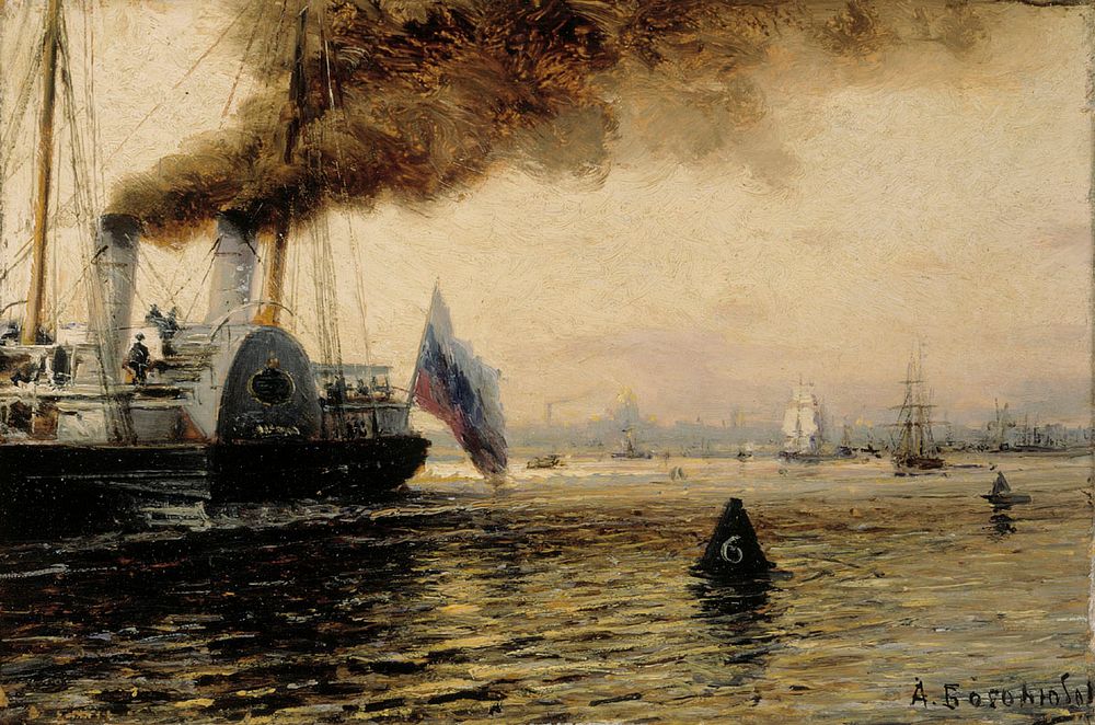The anchoring place by kronstadt, 1850 - 1887