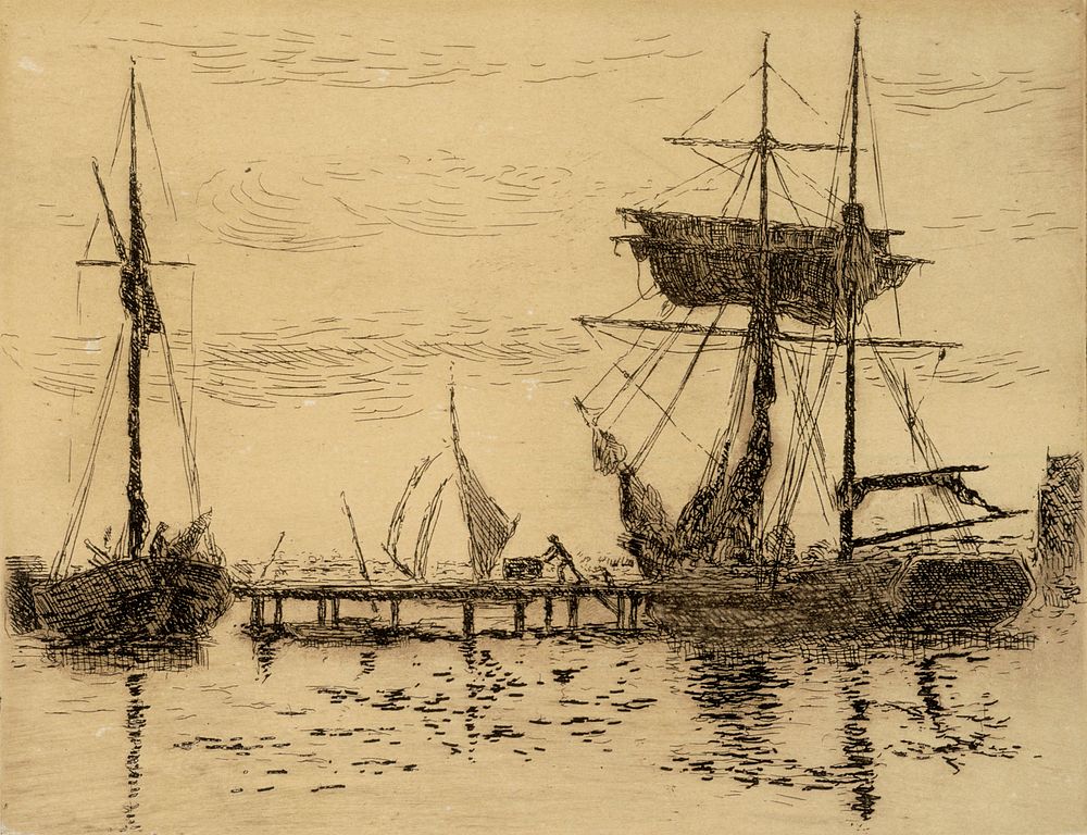 Port by Alfred William Finch