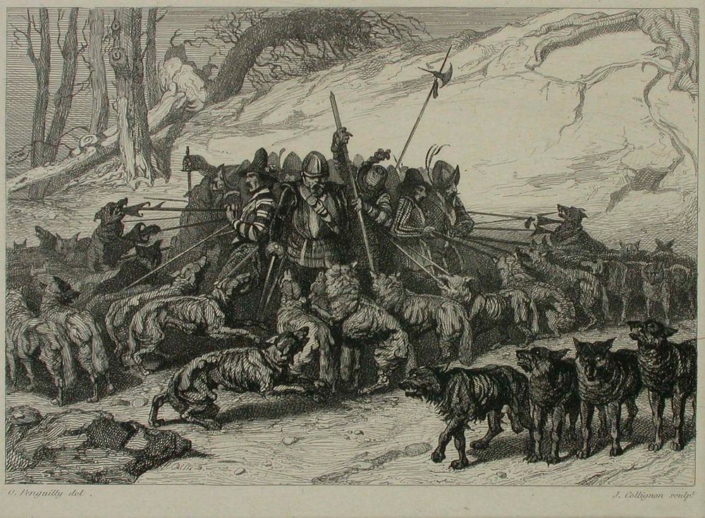 Sudet ahdistavat 1600-luvun sotilaita