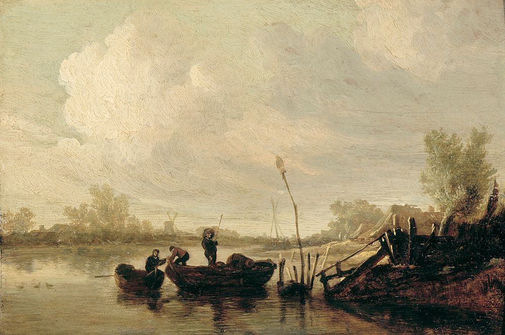 River landscape, 1597 - 1639