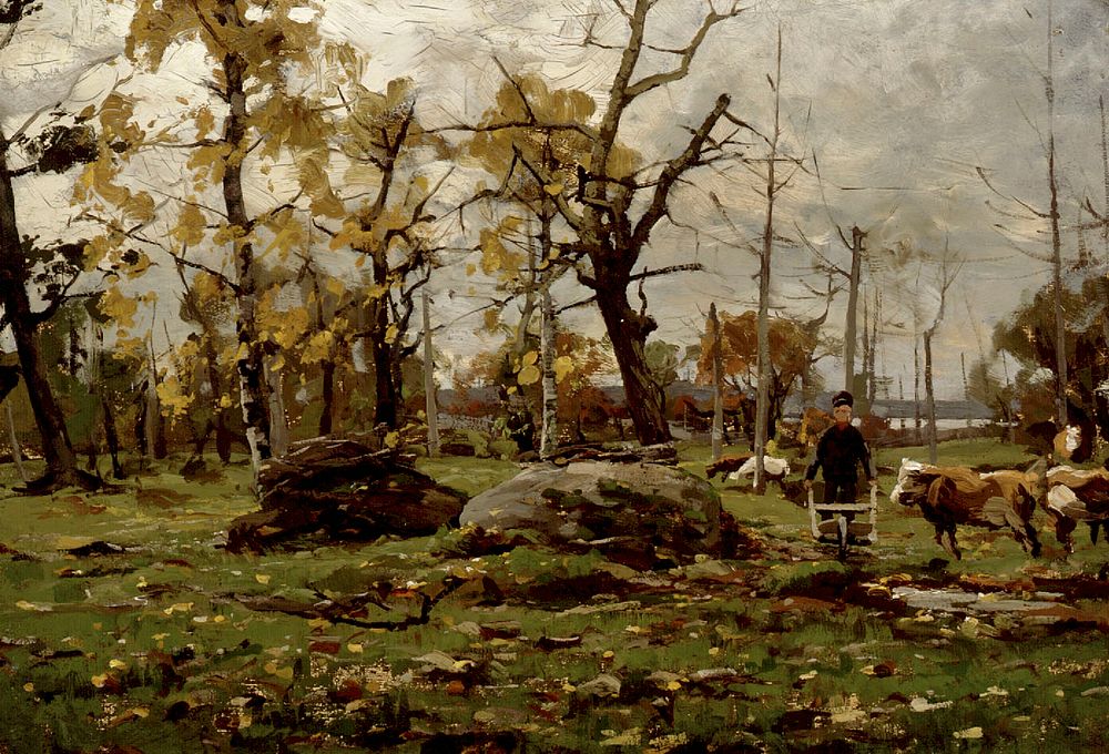 Landscape study from eckerö, 1884