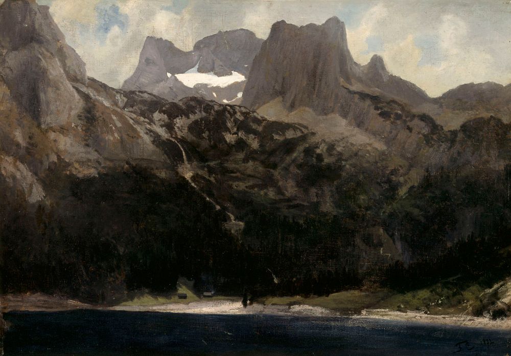 Alpine lake, 1872