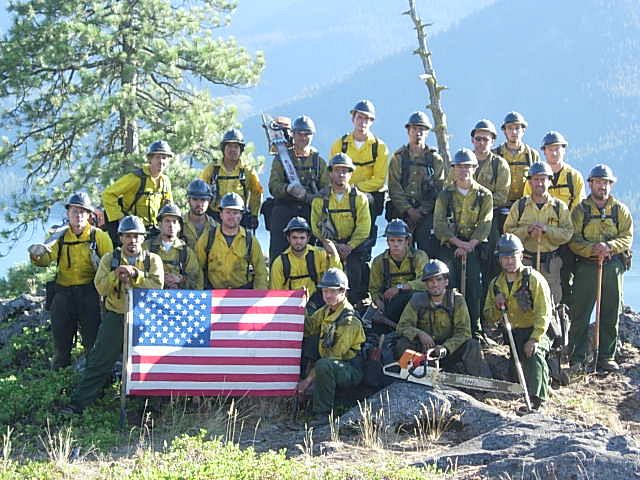 Vale Hotshot Crew. Vale Interagency Hotshot Crew traveled to wildfires across the country throughout 2020. Photo by BLM.…