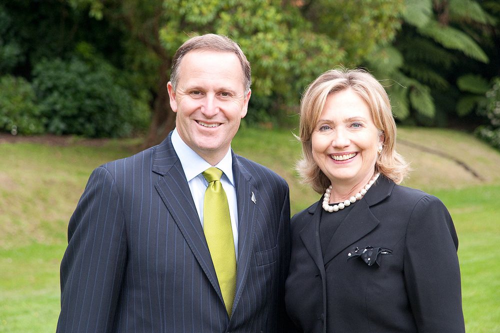 Secretary of State Hillary Clinton in New Zealand - the first day - Wellington, November 2010