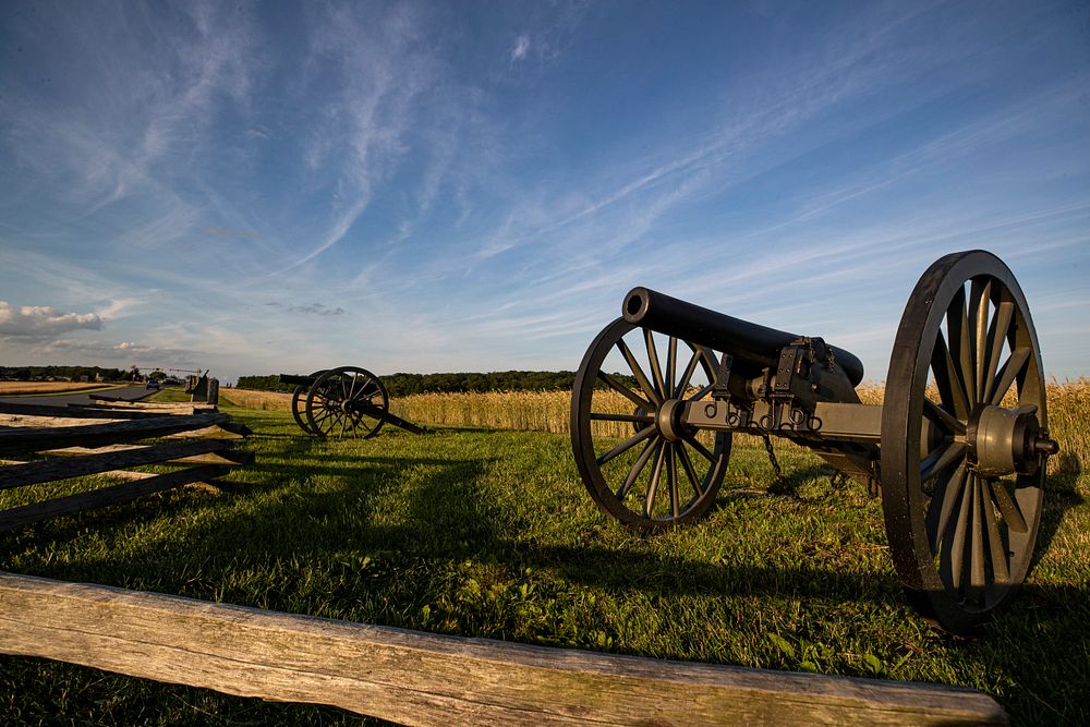 Cannons sit near the historical | Free Photo - rawpixel