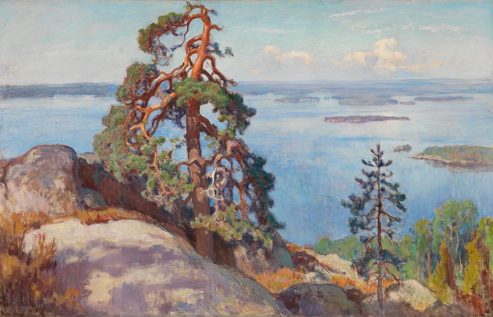 Landscape from koli, 1928, Eero Järnefelt