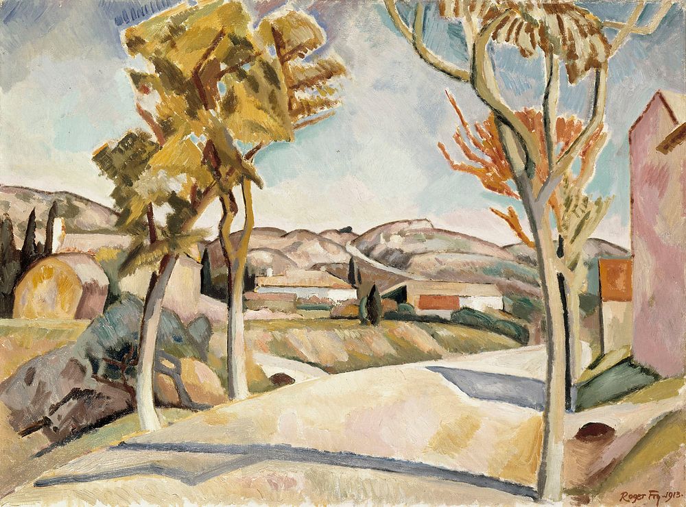 Landscape, 1913, Roger Fry