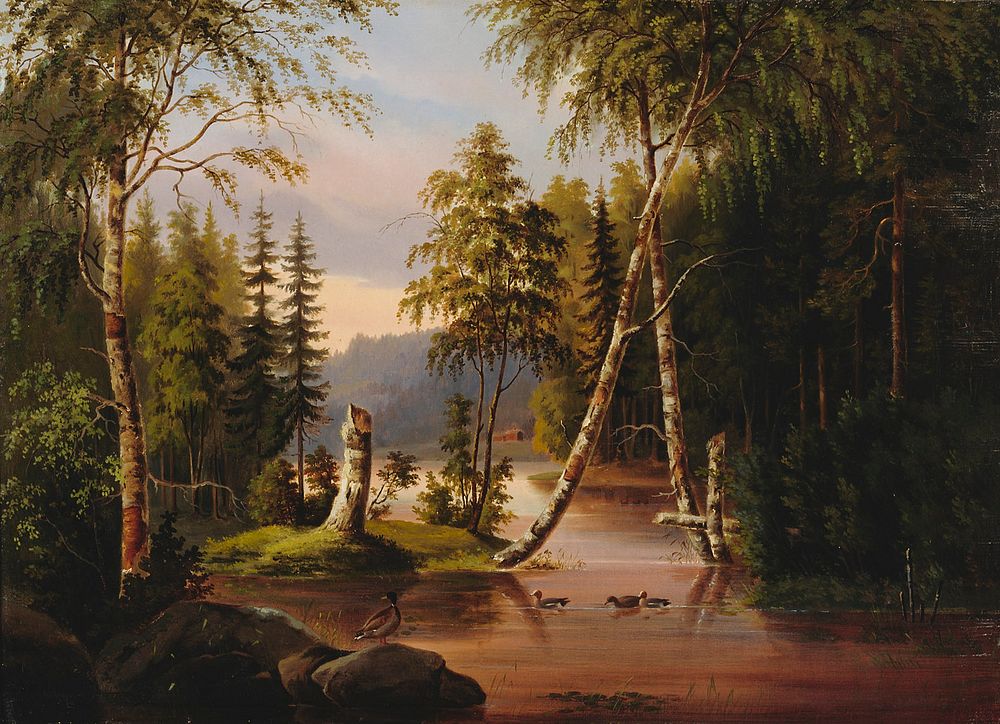 Niemisjoki pielaveden pitäjässä, 1870, Lennart Forstén