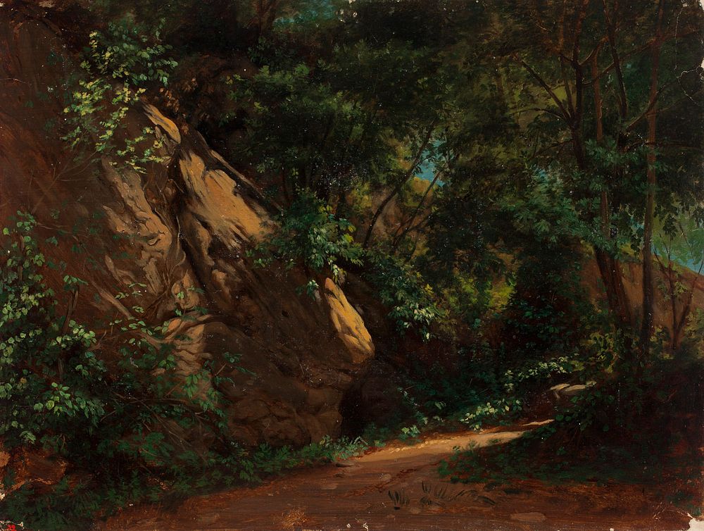 Landscape study, 1835 - 1853, Nils Jakob Olsson Blommér