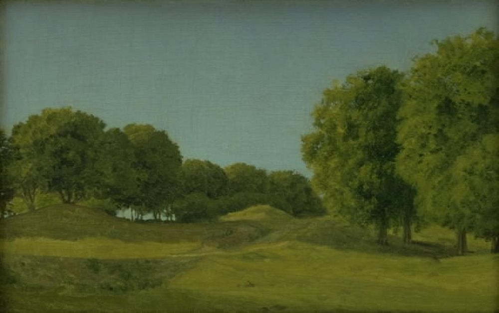 Study from the Deerpark near Copenhagen by C.W. Eckersberg