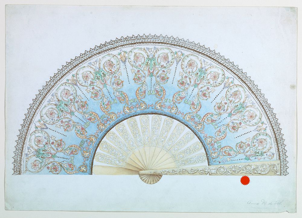 Design for a Fan, Anna M De Pool