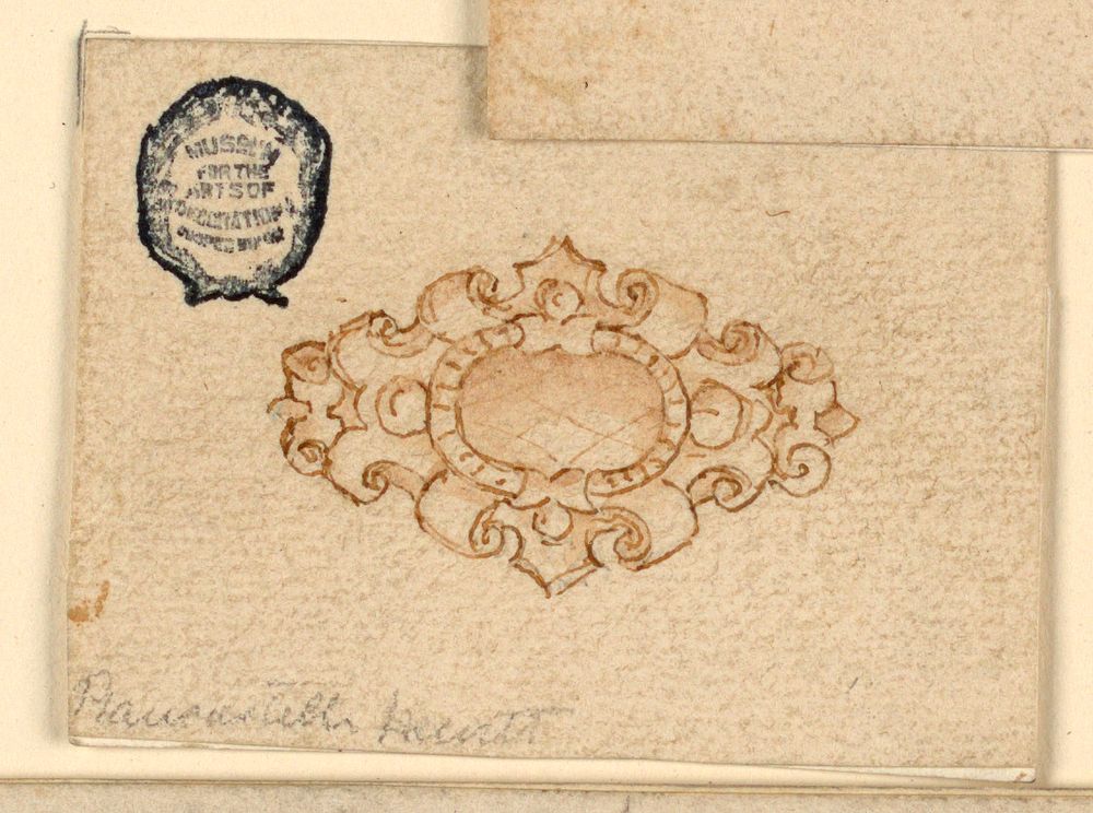 Design for a Strapwork Brooch