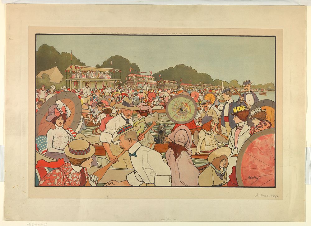 Henley Race Day, John Hassall