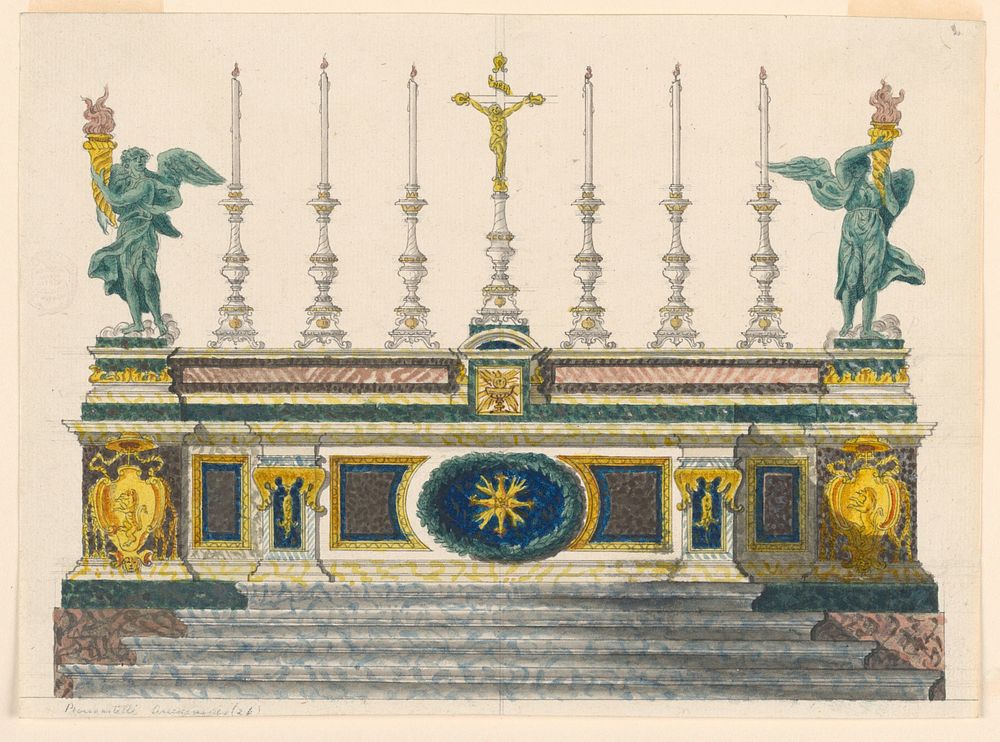 Altar of Colored Marbles,, Luigi Righetti