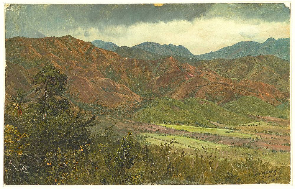 Red Hills near Kingston, Jamaica, Frederic Edwin Church