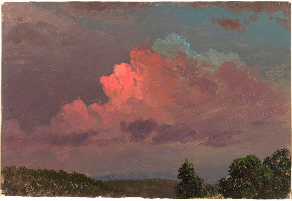 Nightfall near Olana, Frederic Edwin Church