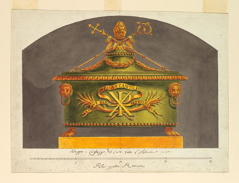 Sarcophagus for the Relic, Luigi Righetti