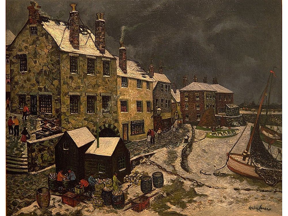 Around the Harbor, Winter, St. Ives, Hayley Lever