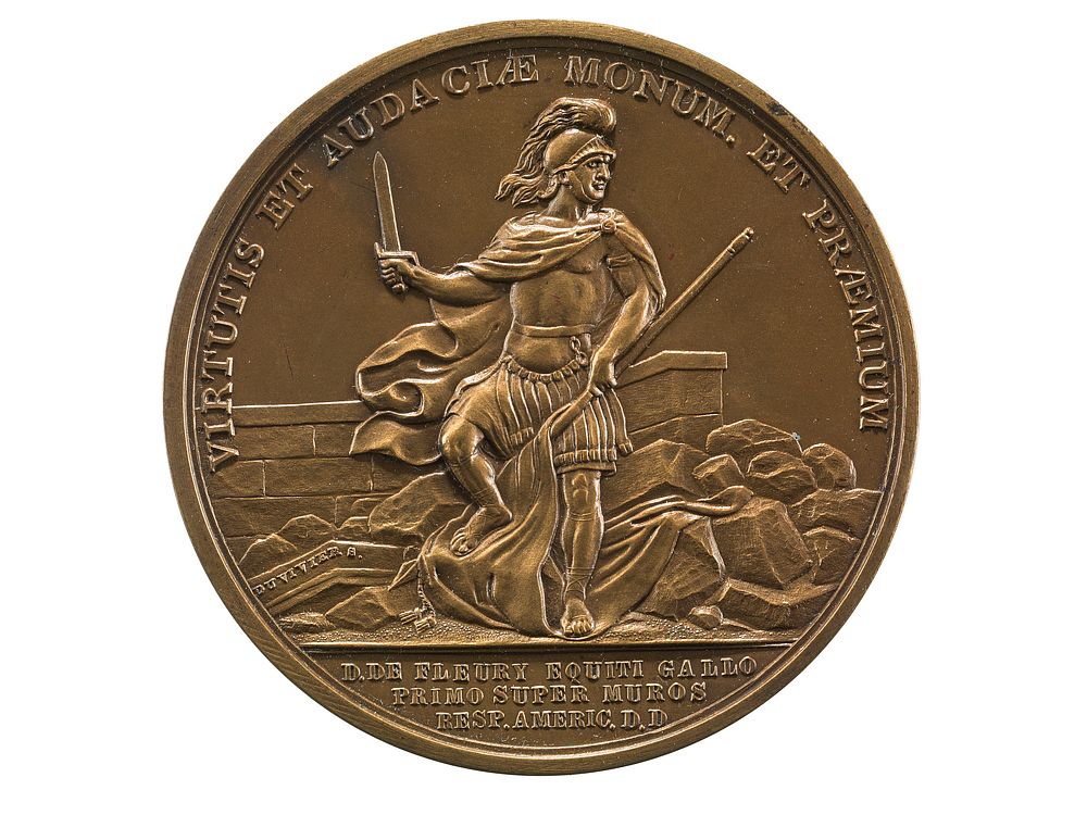 Francois Louis Teissedre de Fleury at Stony Point, United States, 1779/1880 (U.S. Mint copy dies 1880)