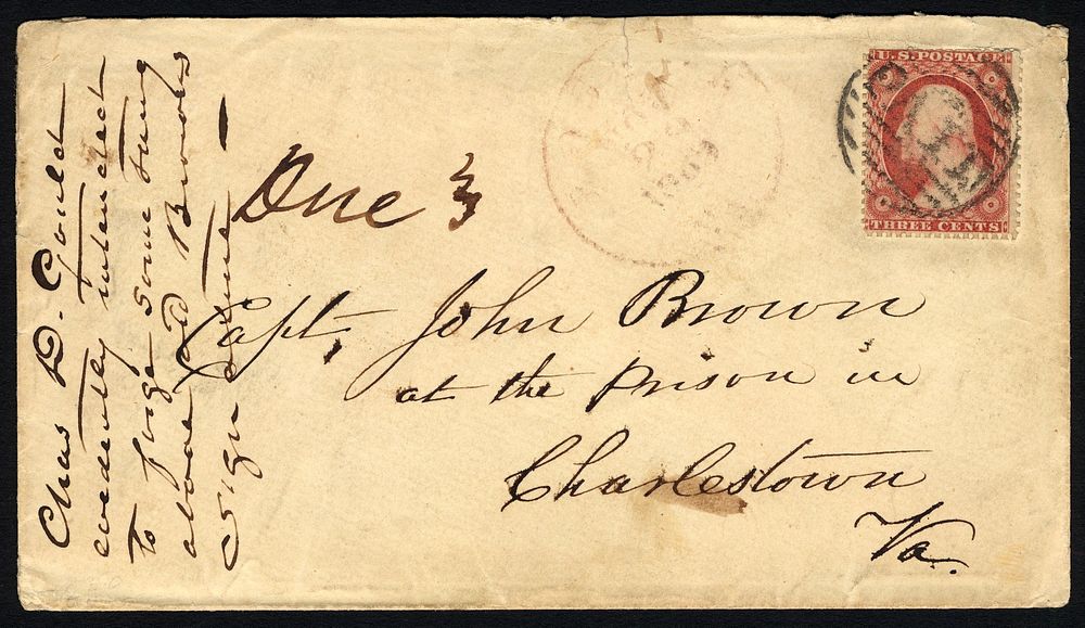 Captain John Brown at Charlestown, VA prison cover