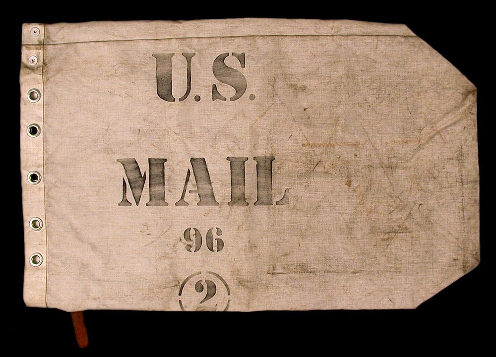 Church Street Post Office mail sack