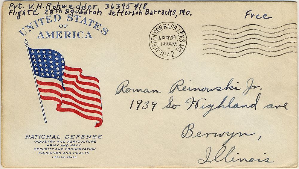 World War II Patriotic cover