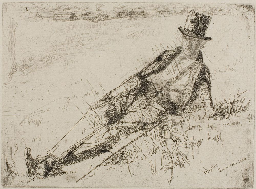 Greenwich Pensioner by James McNeill Whistler