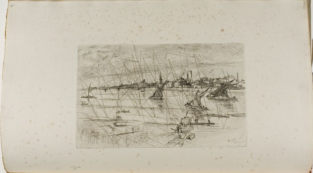 Battersea Reach by James McNeill Whistler