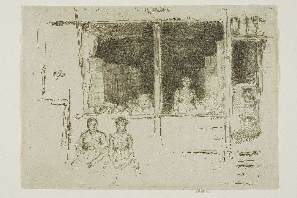 Melon-Shop, Hounsditch by James McNeill Whistler