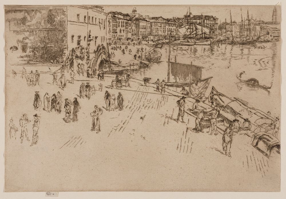 The Riva by James McNeill Whistler