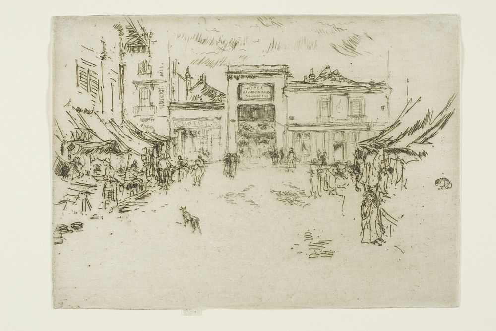 Little Market Place, Tours by James McNeill Whistler