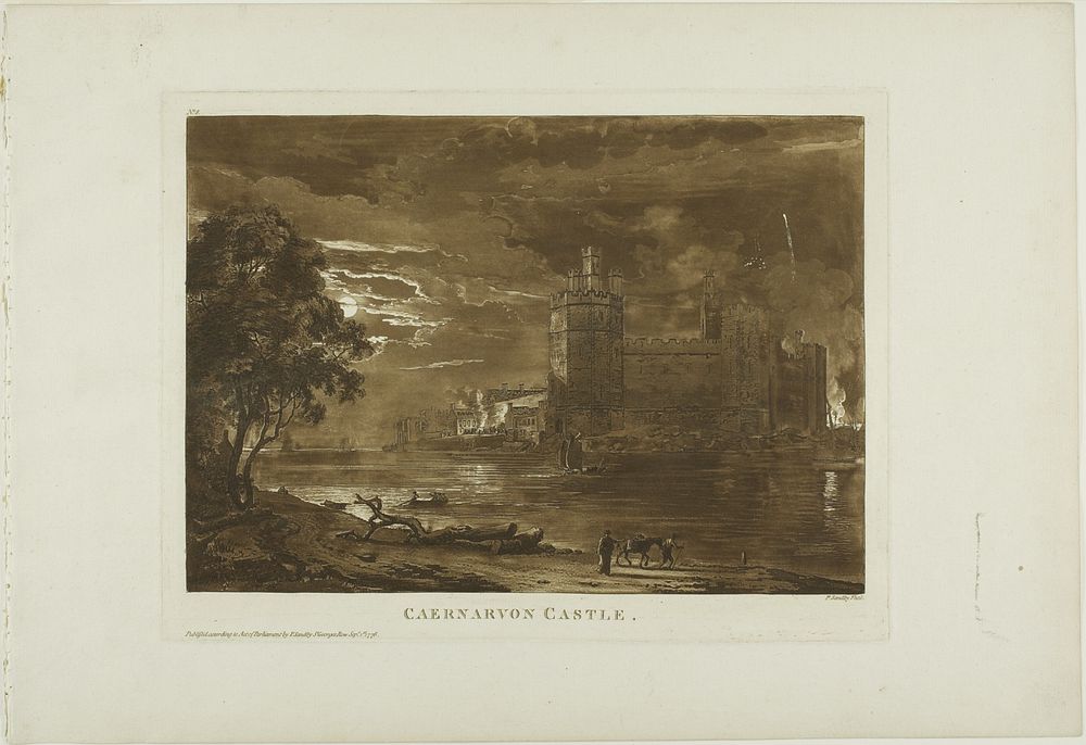 Caernarvon Castle by Paul Sandby