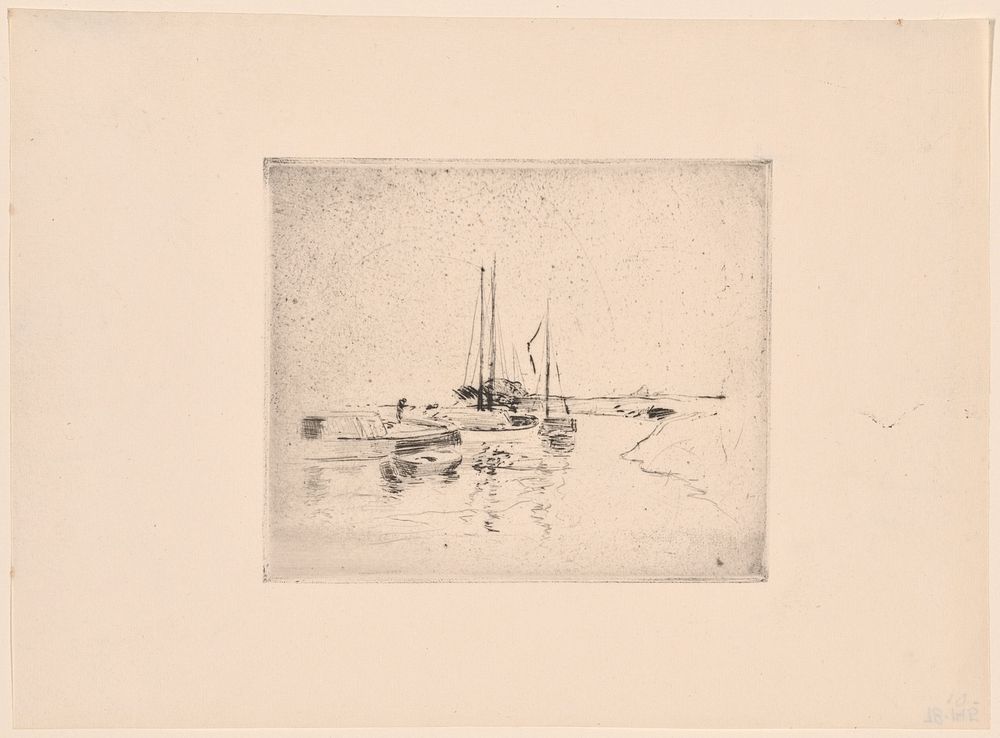 Four Boats by John Henry Twachtman