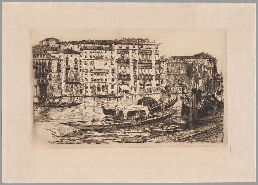 Grand Canal, Venice by Frank Duveneck