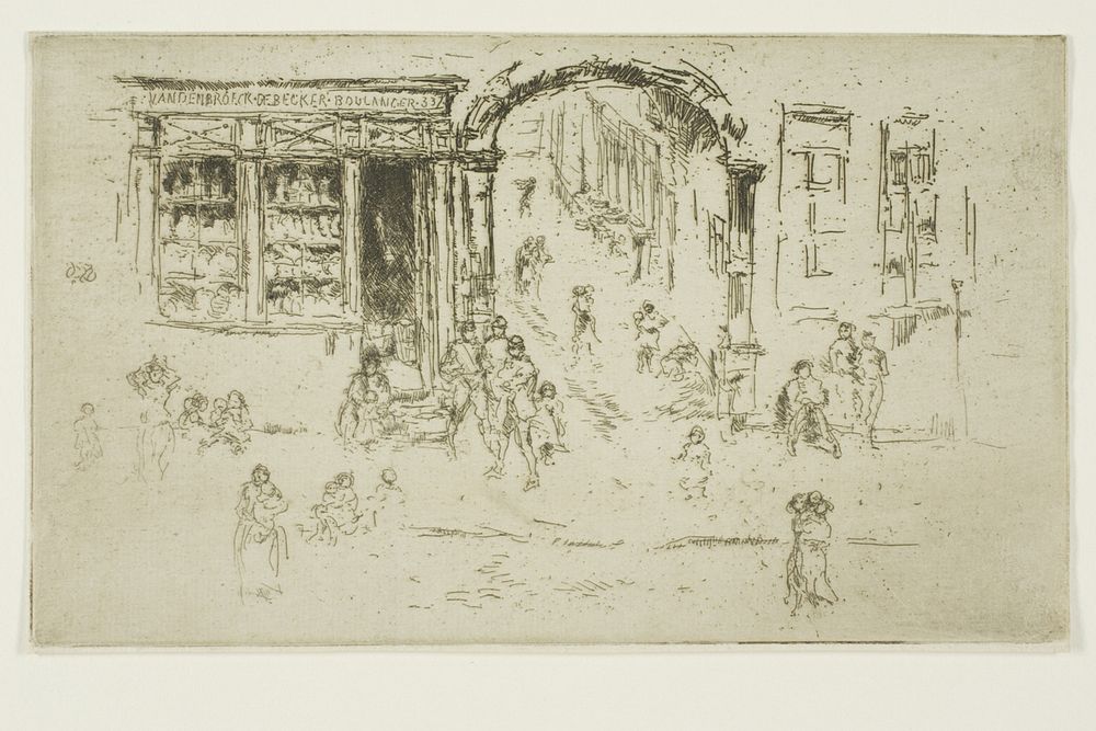 Archway, Brussels by James McNeill Whistler