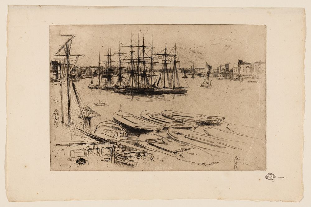 Wapping - The Pool by James McNeill Whistler