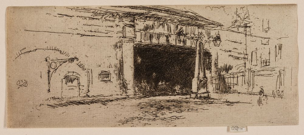Railway Arch, American Square by James McNeill Whistler