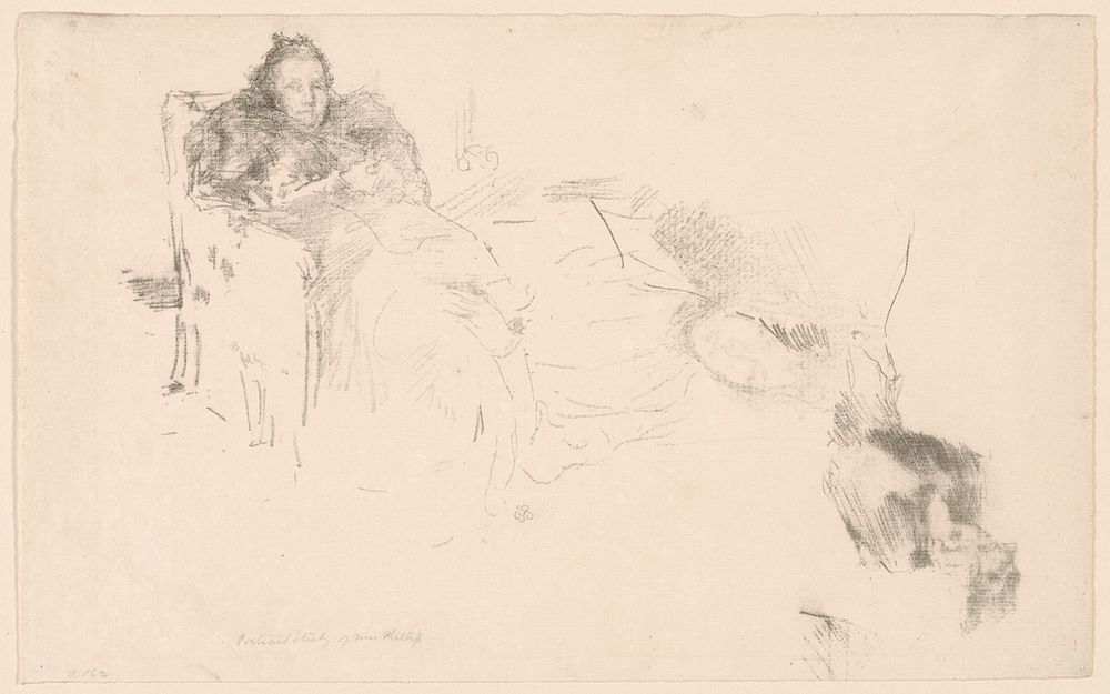 Portrait Study: Mrs. Philip, No. 4 [Studies of the Philips] by James McNeill Whistler