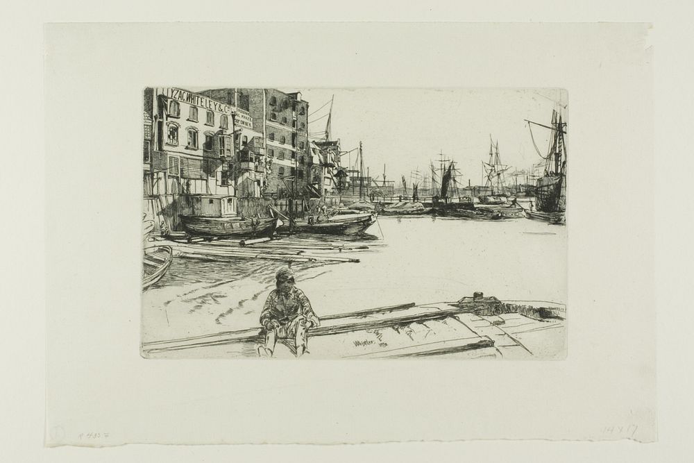 Eagle Wharf by James McNeill Whistler